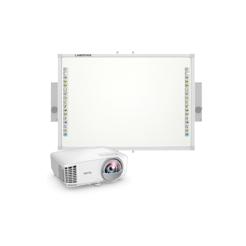 Інтерактивна дошка Labwe 8218 (LWB-8218) та короткофокусний проєктор BenQ MX808STH